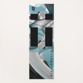 Tapete De Yoga Yoga Mat Malhação Art Blue Ocean