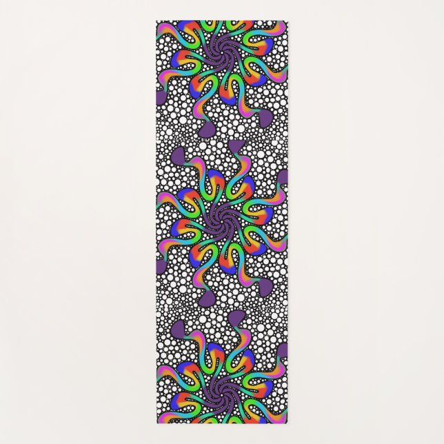 Tapete De Yoga Yoga mat mandala art pad (Frente)