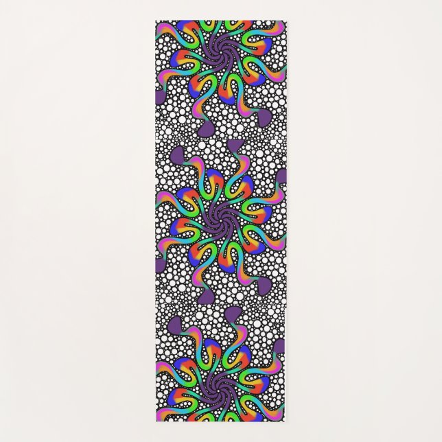 Tapete De Yoga Yoga mat mandala art pad (Frente)