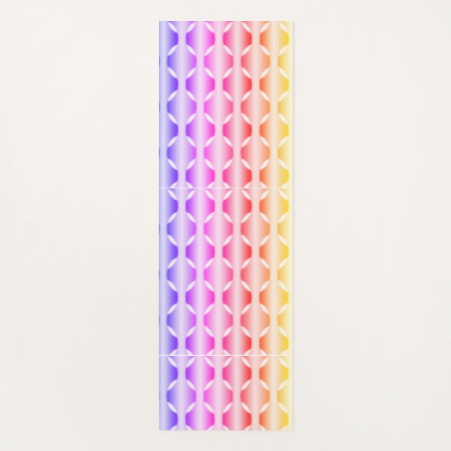 Tapete De Yoga Yoga Mat Multi Pastels (Frente)