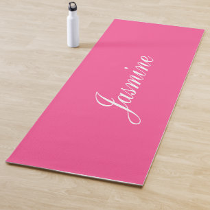 Tapete De Yoga Yoga Mat Personalizado Elegante Rosa Quente
