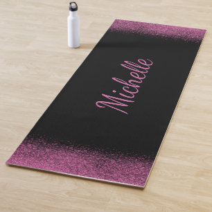 Tapete De Yoga Yoga Mat Personalizado - Nome da Lâmina Rosa
