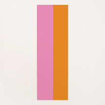 Yoga Mat rosa e laranja