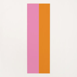 Tapete De Yoga Yoga Mat rosa e laranja