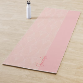 Tapete De Yoga Yoga Mat rosa personalizado