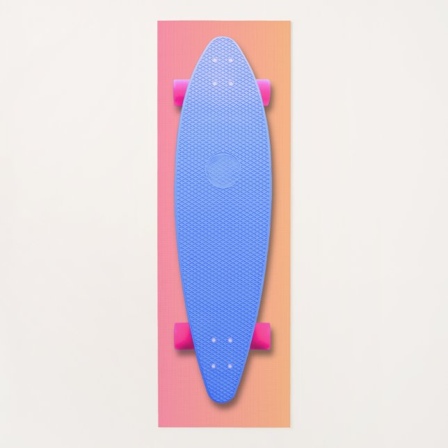 Tapete De Yoga Yoga Mat Skateboard (Frente)