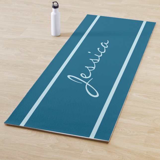 Tapete De Yoga Yoga Mat teal personalizado (In Situ)