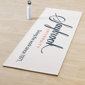 Tapete De Yoga Yoga Mat - Trabalhando com Orange Back