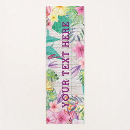 Tapete De Yoga Yoga Mat Tropical Personalizada