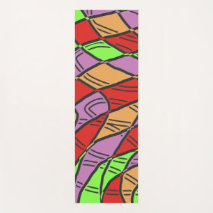 Tapete De Yoga Yoga Mat, um elegante design clássico multicolorid