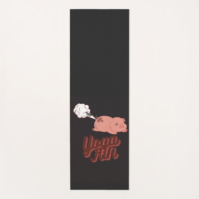 Tapete De Yoga Yoga Mat - Yoga Pig Fart (Frente)