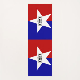 Tapete De Yoga Yoga Mats com bandeira de San Antonio, EUA