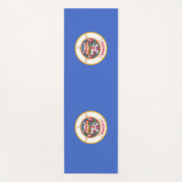 Tapete De Yoga Yoga Mats Patriótico com a bandeira de Minnesota
