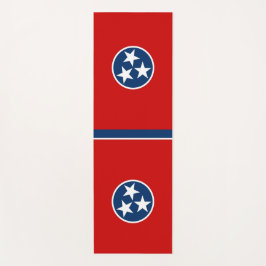 Tapete De Yoga Yoga Mats Patriótico com a bandeira do Tennessee
