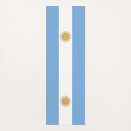 Tapete De Yoga Yoga Mats Patriótico com bandeira da Argentina