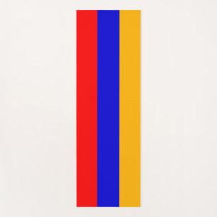 Tapete De Yoga Yoga Mats Patriótico com bandeira da Armênia