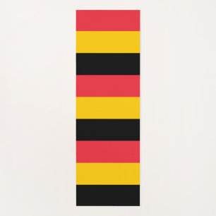 Tapete De Yoga Yoga Mats Patriótico com bandeira da Bélgica