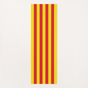 Tapete De Yoga Yoga Mats Patriótico com bandeira da Catalunha