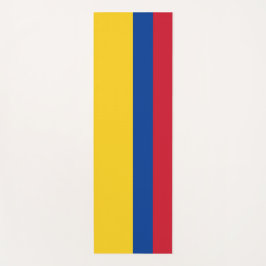 Tapete De Yoga Yoga Mats Patriótico com bandeira da Colômbia