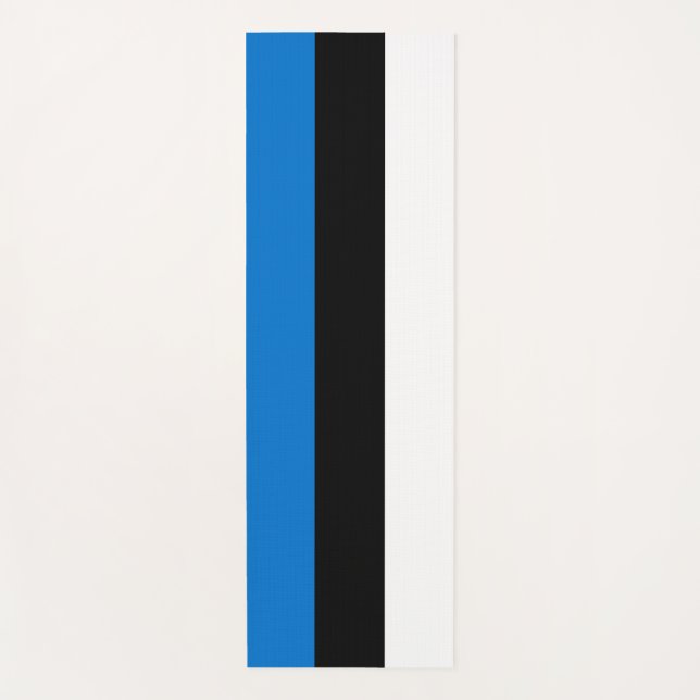 Tapete De Yoga Yoga Mats Patriótico com bandeira da Estônia (Frente)