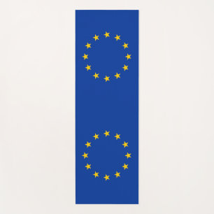 Tapete De Yoga Yoga Mats Patriótico com bandeira da Europa
