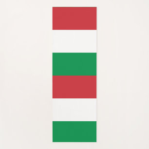 Tapete De Yoga Yoga Mats Patriótico com bandeira da Itália