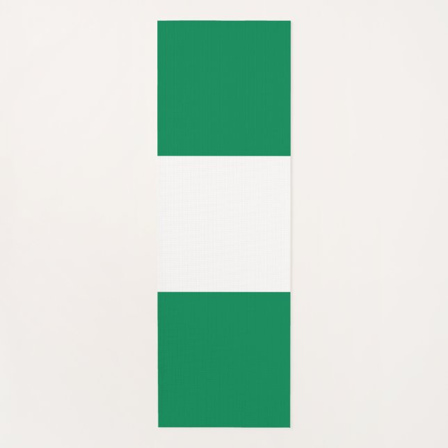 Tapete De Yoga Yoga Mats Patriótico com bandeira da Nigéria (Frente)
