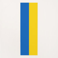 Yoga Mats Patriótico com bandeira da Ucrânia