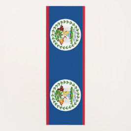 Tapete De Yoga Yoga Mats Patriótico com bandeira de Belize