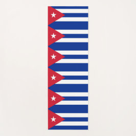 Tapete De Yoga Yoga Mats Patriótico com bandeira de Cuba