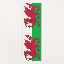 Tapete De Yoga Yoga Mats Patriótico com bandeira de Gales, Reino 
