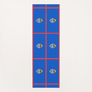Tapete De Yoga Yoga Mats Patriótico com bandeira de Guam, EUA