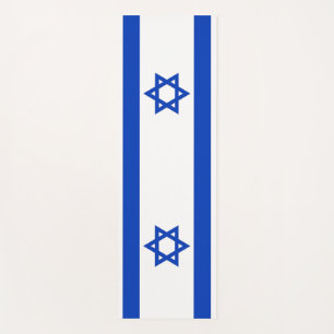 Tapete De Yoga Yoga Mats Patriótico com bandeira de Israel