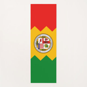 Tapete De Yoga Yoga Mats Patriótico com bandeira de Los Angeles,