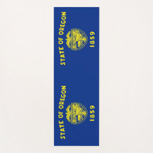 Tapete De Yoga Yoga Mats Patriótico com bandeira de Oregon