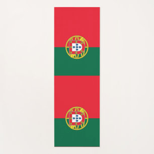 Tapete De Yoga Yoga Mats Patriótico com bandeira de Portugal