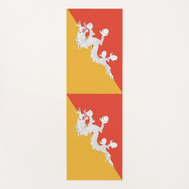 Tapete De Yoga Yoga Mats Patriótico com bandeira do Butão