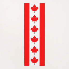 Tapete De Yoga Yoga Mats Patriótico com bandeira do Canadá