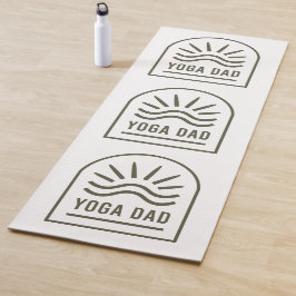 Tapete De Yoga Yoga pai yogi boho green