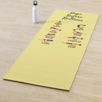 Tapete De Yoga Yoga Possui Antes Da Cama Routine Posse Com Tempos