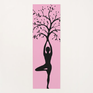 Tapete De Yoga Yoga Tree of Life Silhouette Mat