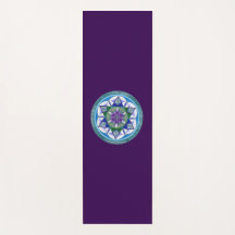 Yogamat with Sacred Geometry Mandala