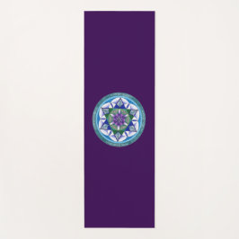 Tapete De Yoga Yogamat with Sacred Geometry Mandala