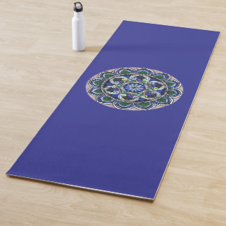 Tapete De Yoga Yogamat with Sacred Geometry Mandala