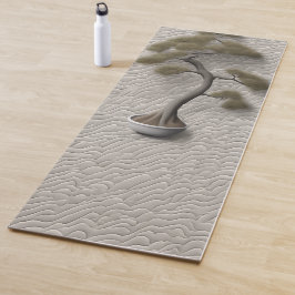 Tapete de Yoga Zen Bonsai – Tapete com Textura 3D