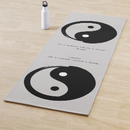 Tapete De Yoga Zen Citação: Sabedoria e Meditação