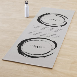 Tapete De Yoga Zen Citação: Sabedoria e Meditação