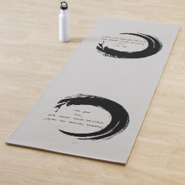 Tapete De Yoga Zen Citação: Sabedoria e Meditação