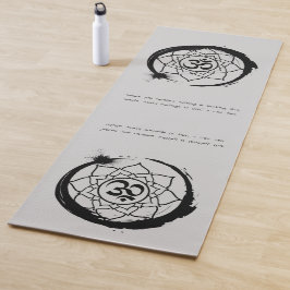 Tapete De Yoga Zen Citação: Sabedoria e Meditação