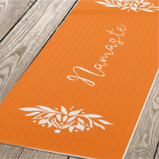 Tapete De Yoga Zen Flaming Lotus Flower Yoga Mat
